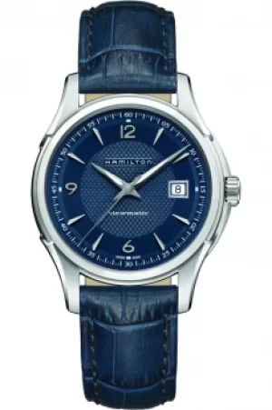 Hamilton Jazzmaster Viewmatic Blue 40 leather H32515641
