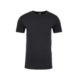 Next Level Adults Unisex Suede Feel Crew Neck T-Shirt (M) (Heather Charcoal)