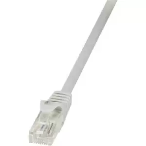 LogiLink CP1142U RJ45 Network cable, patch cable CAT 5e U/UTP 50.00 m Grey