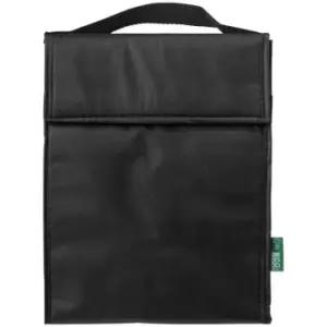 Bullet Triangle Non Woven Lunch Cooler Bag (One Size) (Solid Black)