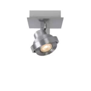 Landa Modern Ceiling Spotlight - LED Dim to warm - GU10 - 1x5W 2200K/3000K - Satin Chrome