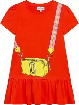 The Marc Jacobs Girl Mini Me Marc Jacobs Bag Dress, Red, Size 4 Years, Women