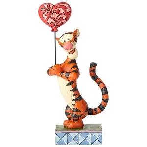 Heartstrings (Tigger with Heart Balloon) Disney Traditions Figurine