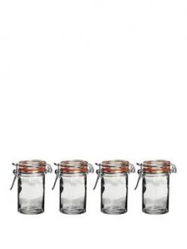 Premier Housewares Glass Storage Jars Set Of 4
