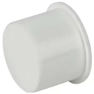Floplast - 40mm White Polypropylene Socket Plug - n/a