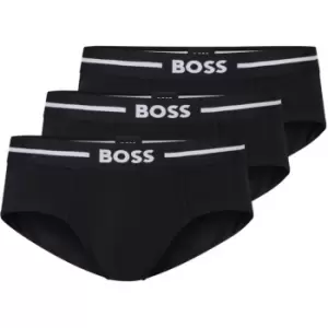 Boss 3 Pack Hip Briefs - Black