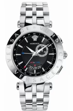 Mens Versace V-Race GMT Alarm Watch 29G99D009S099