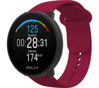 POLAR Unite Fitness Watch - Red, Small/Large, Red