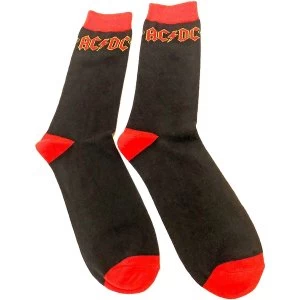AC/DC - Classic Logo Unisex Ankle Socks - Black
