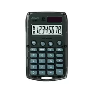 Rebell Starlett Pocket Calculator 8 Digit Smoke RE-STARLETS BX