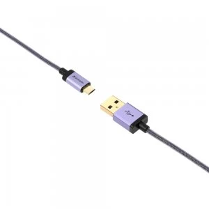 Verbatim Metallic USB to Micro USB Cable (1.2m) 66015 - Purple