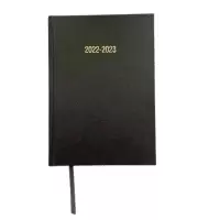 ValueX Academic A5 Day To Page Diary 2022/2023 - Black
