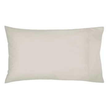 Bedeck of Belfast Fine Linens 300TC Plain Dye Standard Pillowcase - LINEN