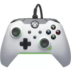 PDP Wired Controller Neon White (Xbox Series X)
