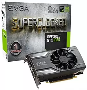 EVGA SuperClocked GeForce GTX1060 3GB GDDR5 Graphics Card