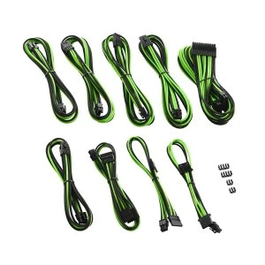 CableMod PRO ModMesh RT-Series ASUS ROG / Seasonic Cable Kits - Black/Light Green