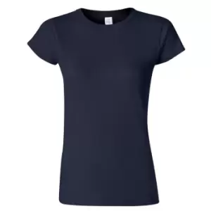 Gildan Ladies Soft Style Short Sleeve T-Shirt (2XL) (Navy)