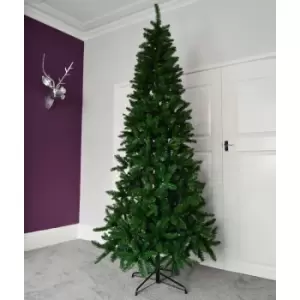 Kaemingk - 8ft (240cm) New Foundland Slim (116cm) Pine Christmas Tree With 1,162 Tips