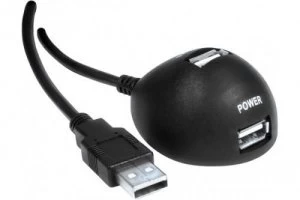 USB2.0 Docking Station MF Black