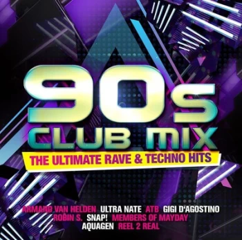 90s Club Mix The Ultimate Rave & Techno Hits by Various Artists CD Album