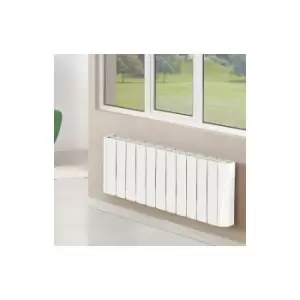 TCP Smart WiFi Electric Oil Filled Conservatory Radiator White - 980x420mm 1100w - White