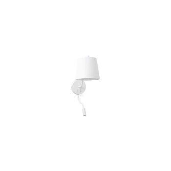 Faro - LED 1 Light Indoor Wall Light Reading Lamp White, E27