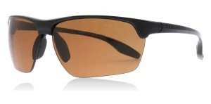 Serengeti Linosa Sunglasses Shiny Black Shiny Black Polariserade 68mm