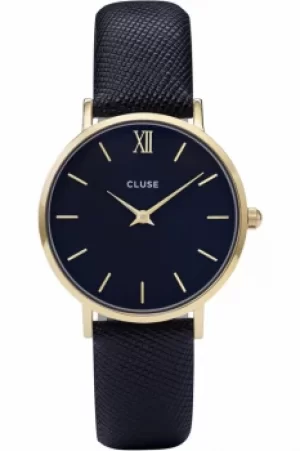 Ladies Cluse Minuit Leather Watch CL30014