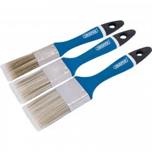 Draper 3 Piece Synthetic Bristle Paint Brush Set