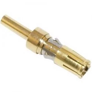 High voltage connector receptacle AWG min. 14 AWG max. 12 Gold on nickel