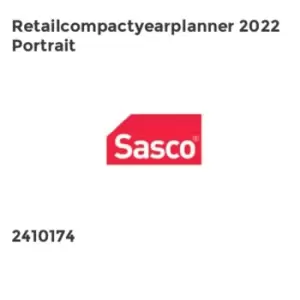 SASCO RetailCompactYearPlanner 2022 Portrait