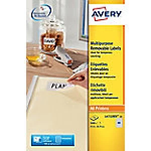 Avery Mini Multipurpose Labels L4732REV-25 White Self Adhesive A4 35.6 x 16.9mm 25 Sheets of 80 Labels
