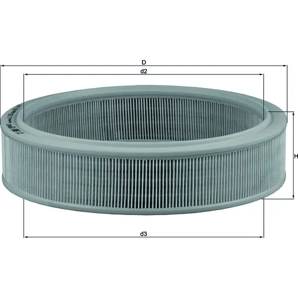 Air Filter Lx853 70567747 By Mahle Original