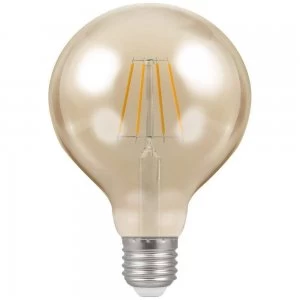 Crompton LED Globe G95 ES E27 Filament Antique 5W Dimmable - Extra Warm White