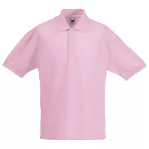 Fruit Of The Loom Childrens/Kids Unisex 65/35 Pique Polo Shirt (3-4) (Light Pink)