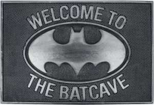 Batman Enter The Batcave Door Mat Black grey