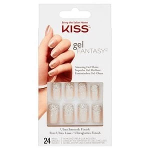Kiss Gel Fake Nails - Fanciful Nude