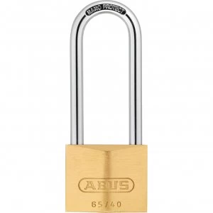 Abus 65 Series Brass Padlock With 63mm Long Shackle 40mm Extra Long