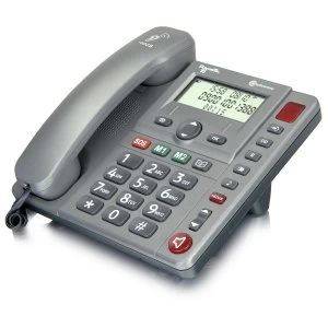 Amplicomms Powertel 96 Big Button Corded Phone with MEGA Amplification