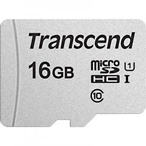 Transcend Premium 300S microSDHC card 16GB Class 10, UHS-I, UHS-Class 1