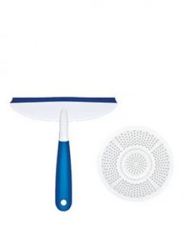 Aqualona Squeegee And Hair Stopper Set
