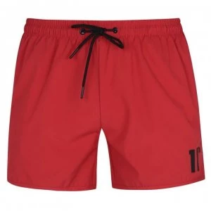 11 Degrees Core Swim Shorts - Inferno Red