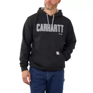 Carhartt Mens Felt Logo Graphic Loose Fit Sweatshirt M - Chest 38-40' (97-102cm)