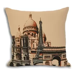 Riva Home City Paris Cushion Cover (45x45cm) (Cream)