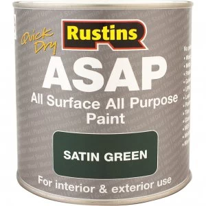 Rustins ASAP All Surface All Purpose Paint Green 250ml