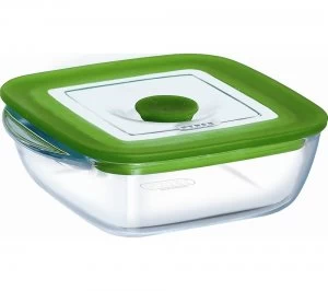 Pyrex 23 x 15cm Rectangular Dish with Lid Clear