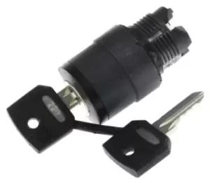 Schneider Electric Harmony XB5 Key Switch Head - 3 Position, Spring Return to Centre, 22mm cutout