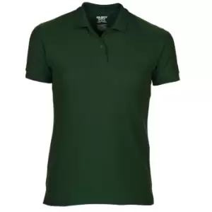 Gildan DryBlend Ladies Sport Double Pique Polo Shirt (S) (Forest Green)