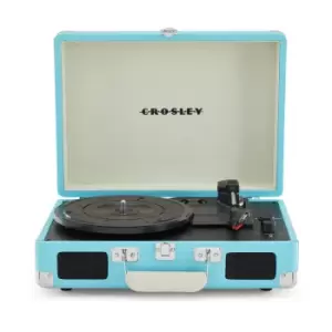 Crosley Cruiser Plus Turquoise Turntable With Bluetooth Out