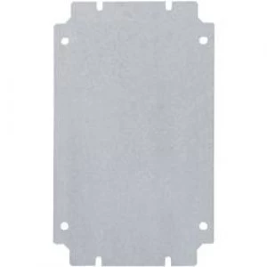 Rittal 1564.700 Mounting Plate For Terminal Boxes L x W 400 mm x 200 mm Galvanised steel sheet